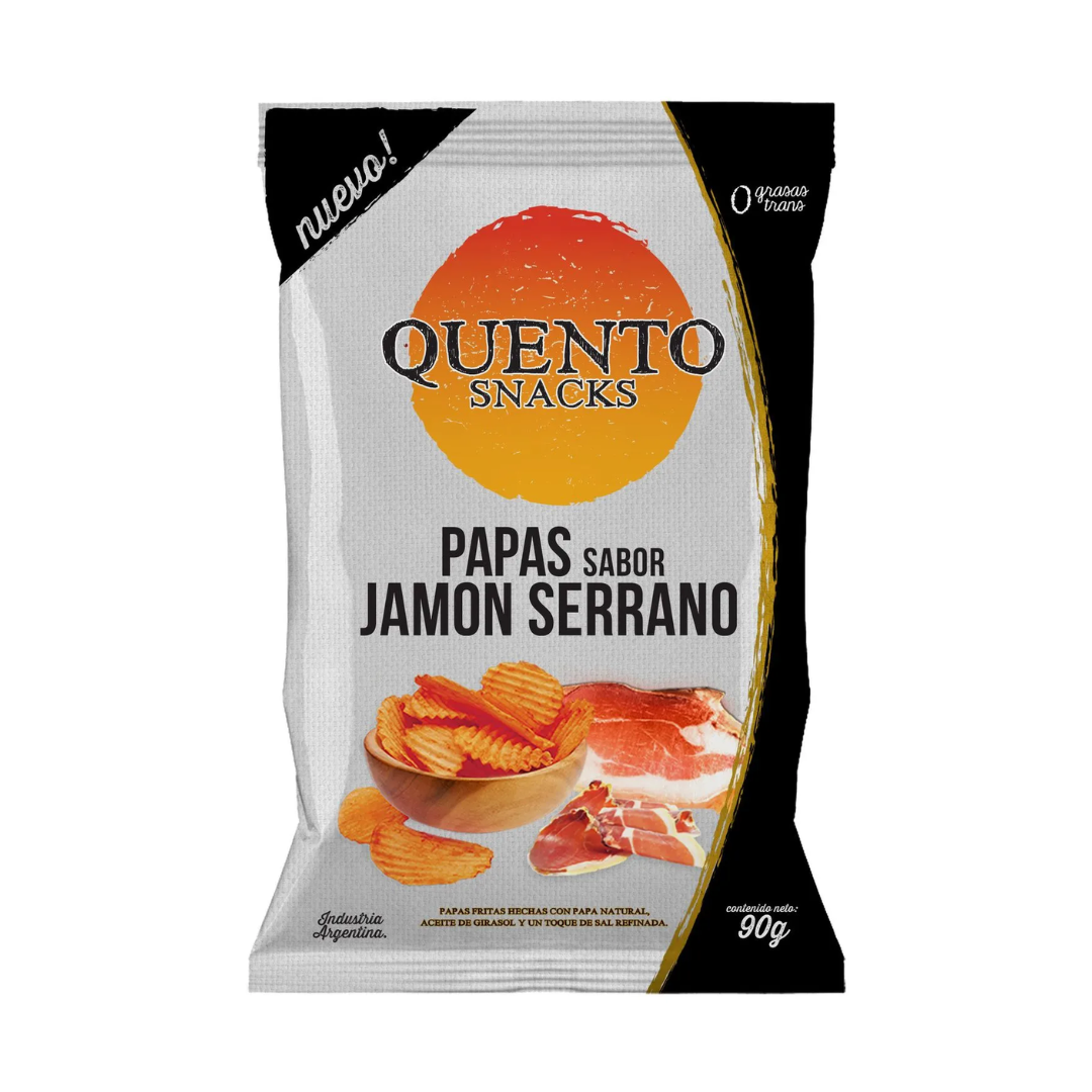 Papa Fritas con Jamon Serrano Quento 82g