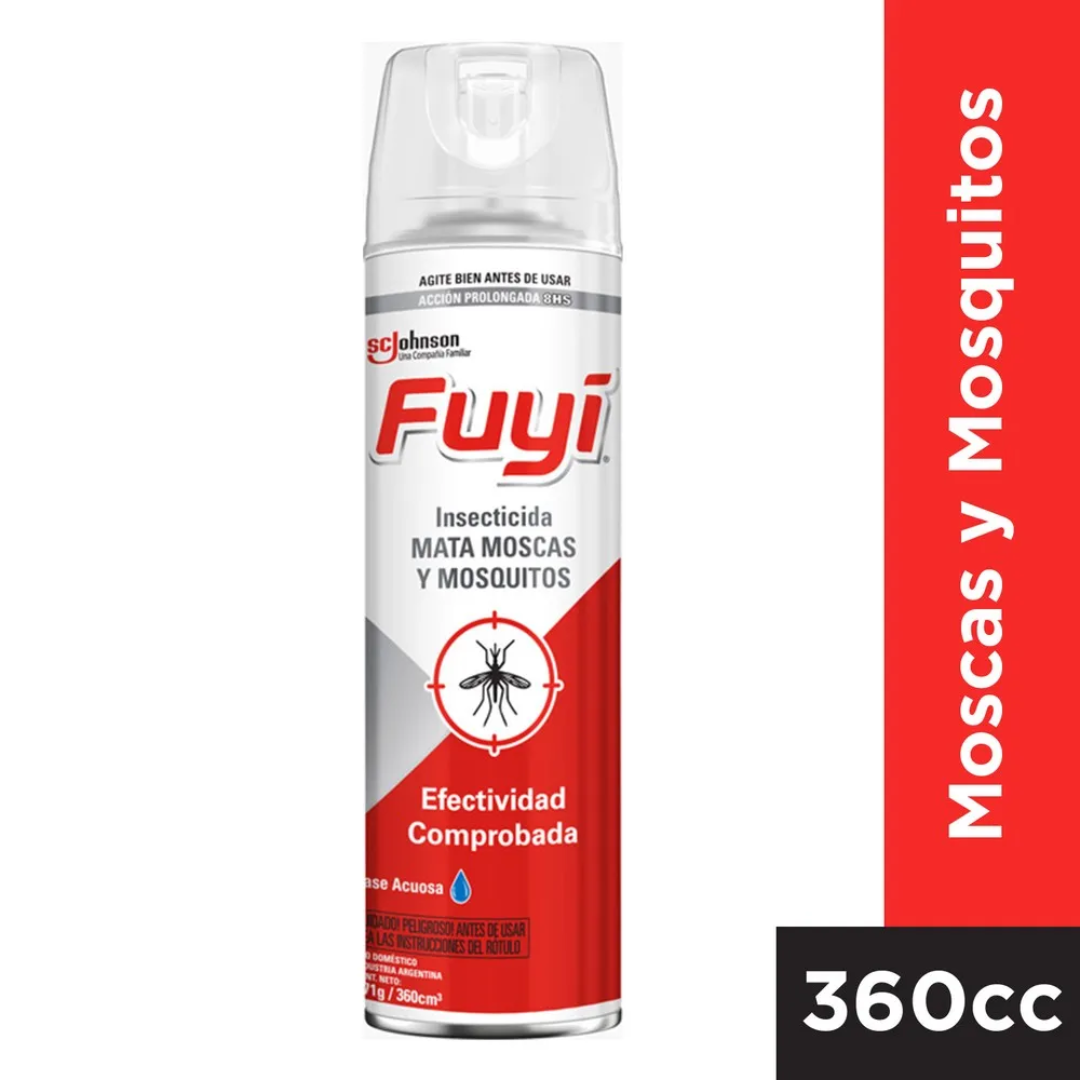 Insecticida Fuyi Mata Moscas y Mosquitos 360ml