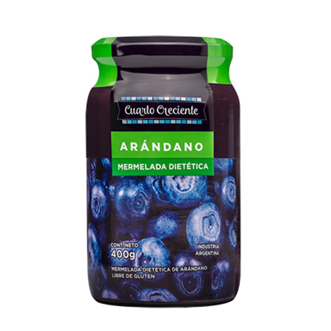 Mermelada Dietética Sabor Arándano Cuartocreciente 400g
