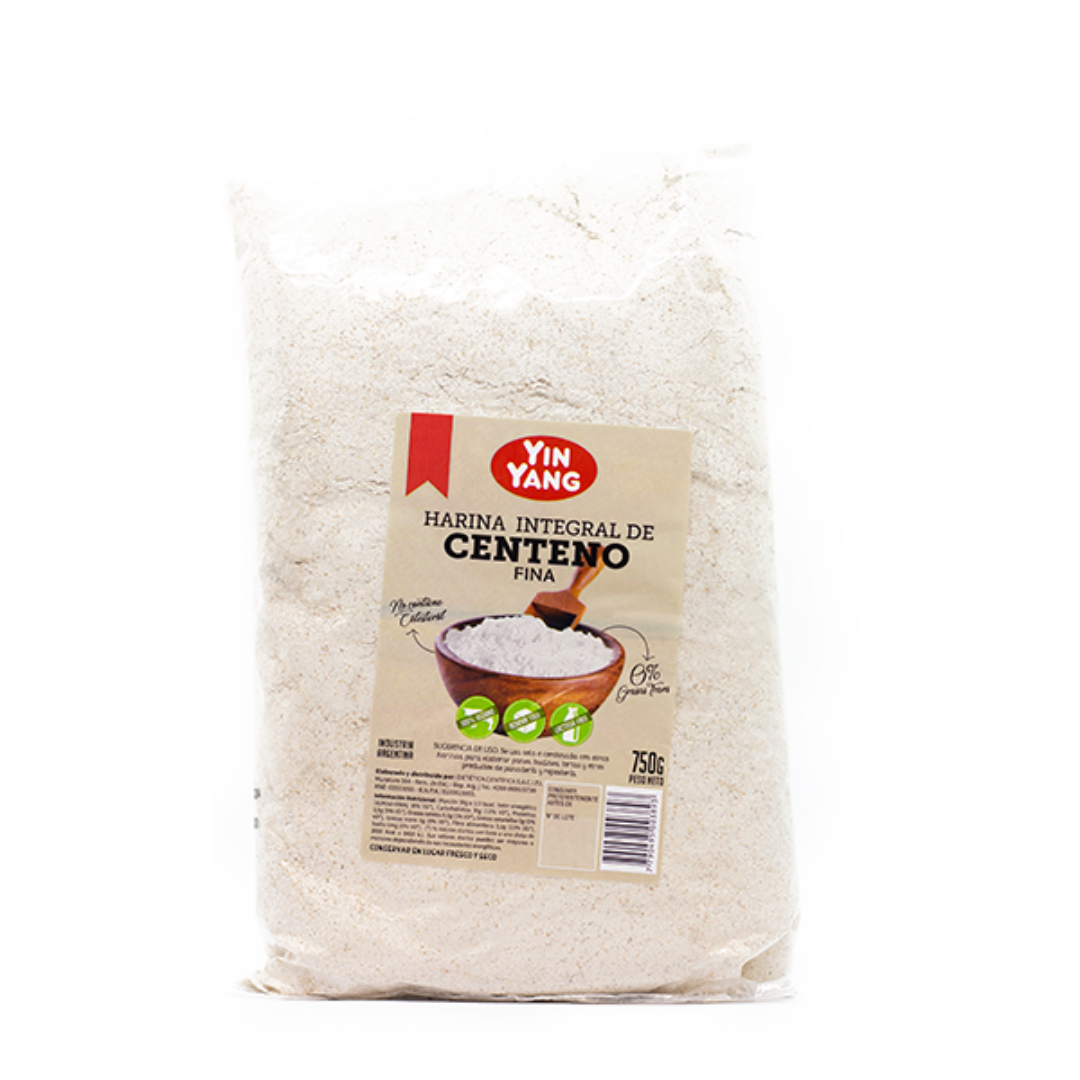 Harina Integral de Centeno Fina Yin Yang 1Kg