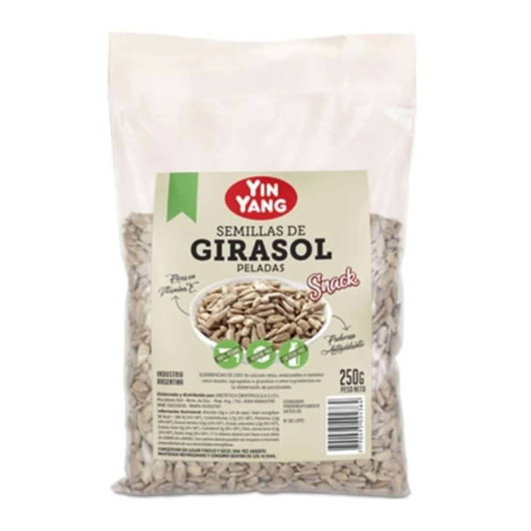 Yin Yang Semillas de Girasol Peladas 250g