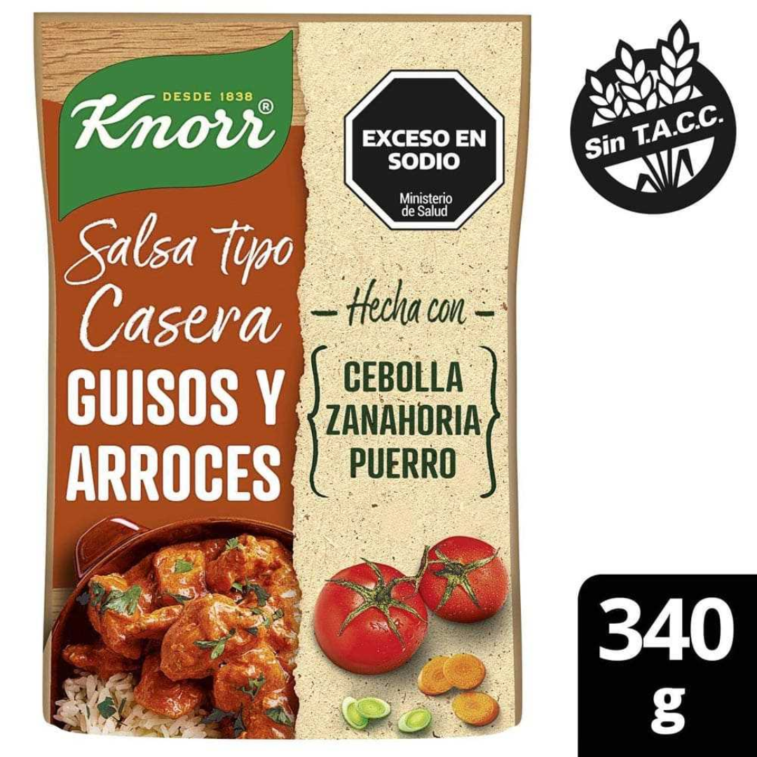 Salsa Knorr Guisos y Arroces 340g