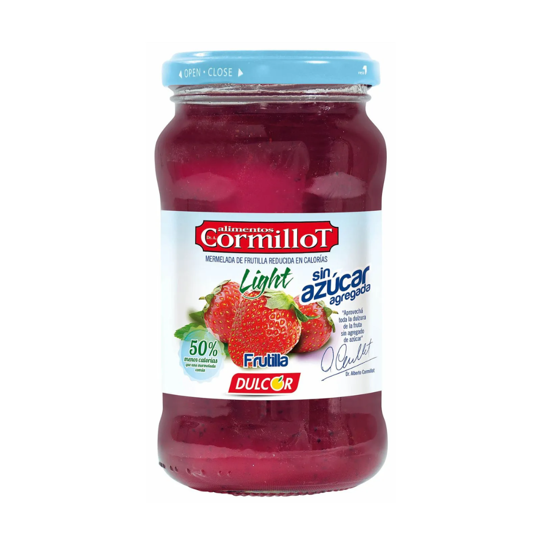 Mermelada Dulcor Cormillot Frutilla Sin Azucar 390g