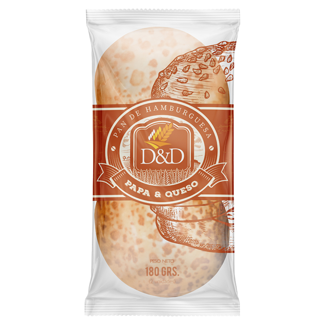 Pan de Queso para Hamburguesa D&D 2Un