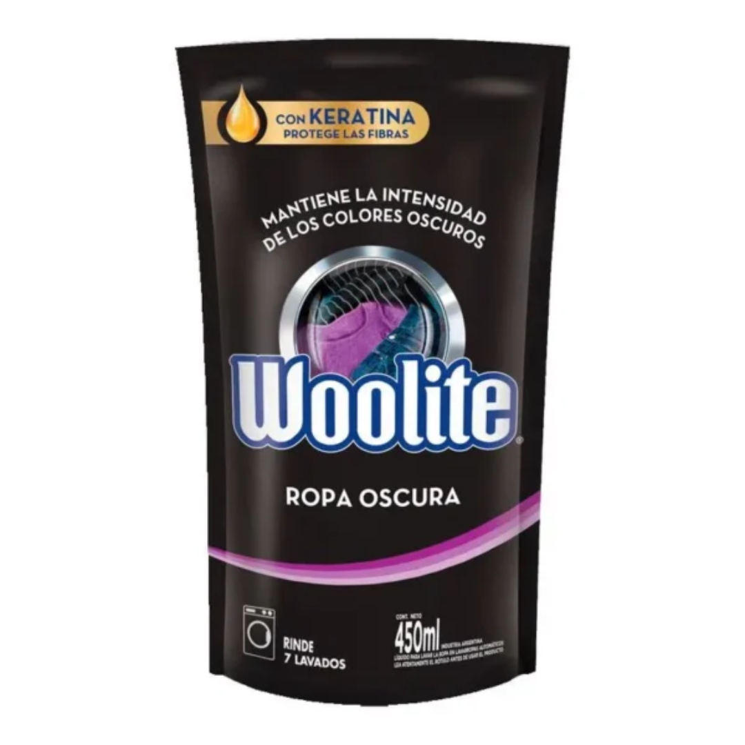 Jabón Líquido Woolite Black Repuesto 450ml