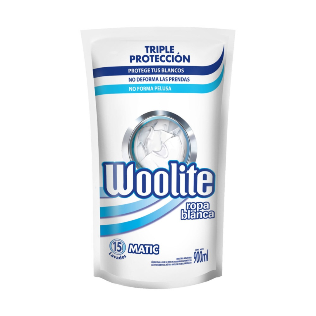Jabón Liquido Woolite Ropa Blanca 900ml