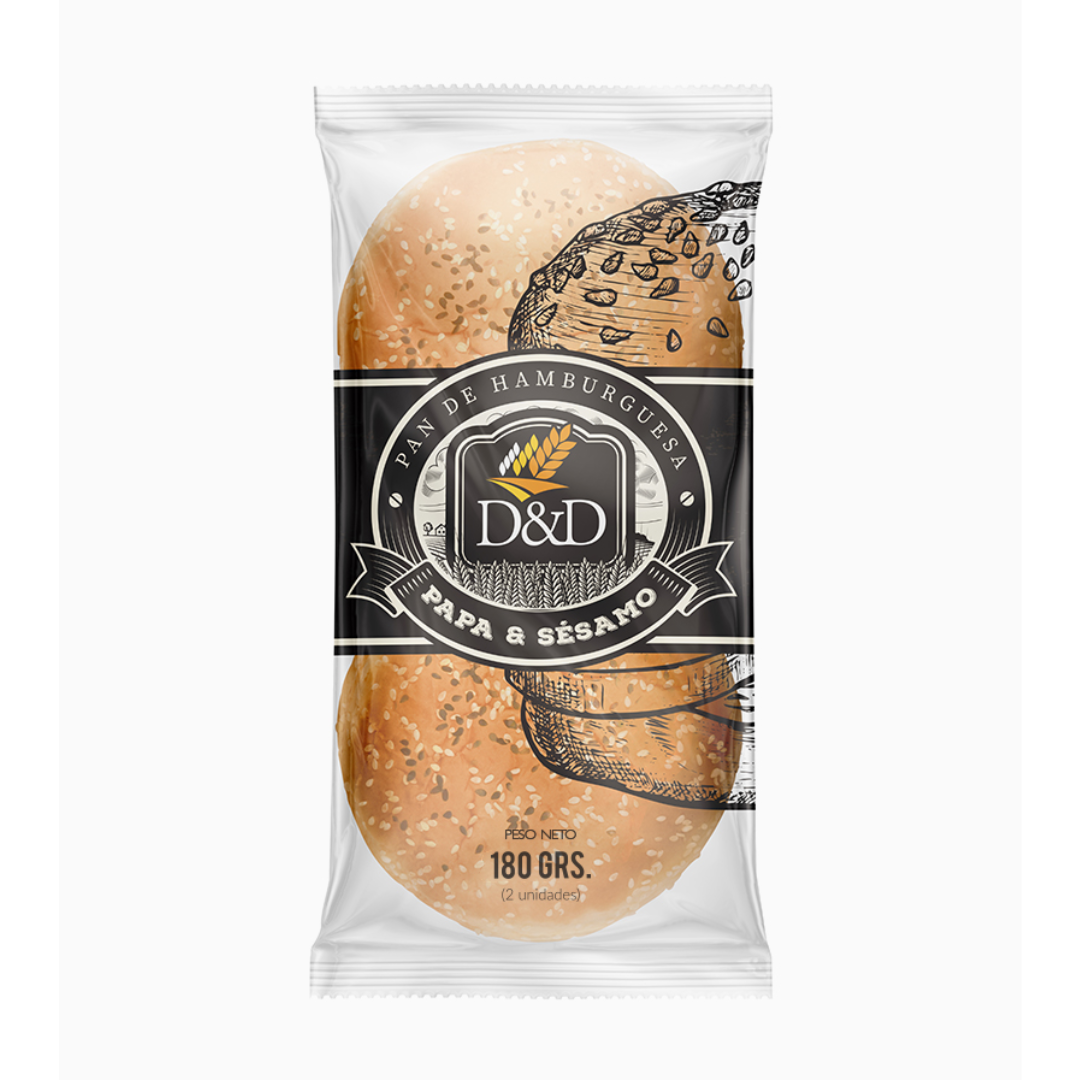 Pan para Hamburguesa de Sesamo D&D 2Un