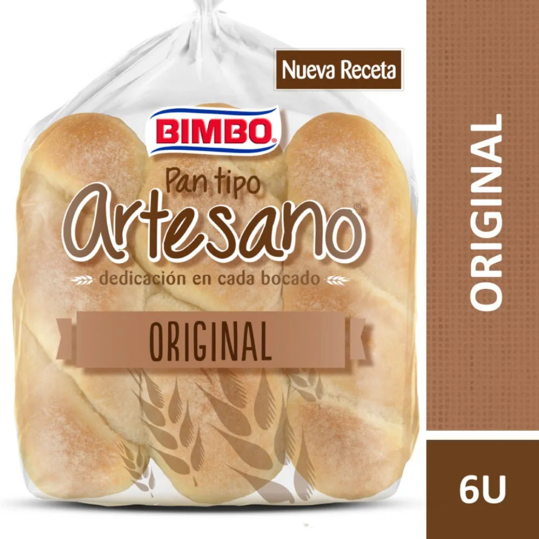 Pan de Pancho Bimbo Artesano 6Un