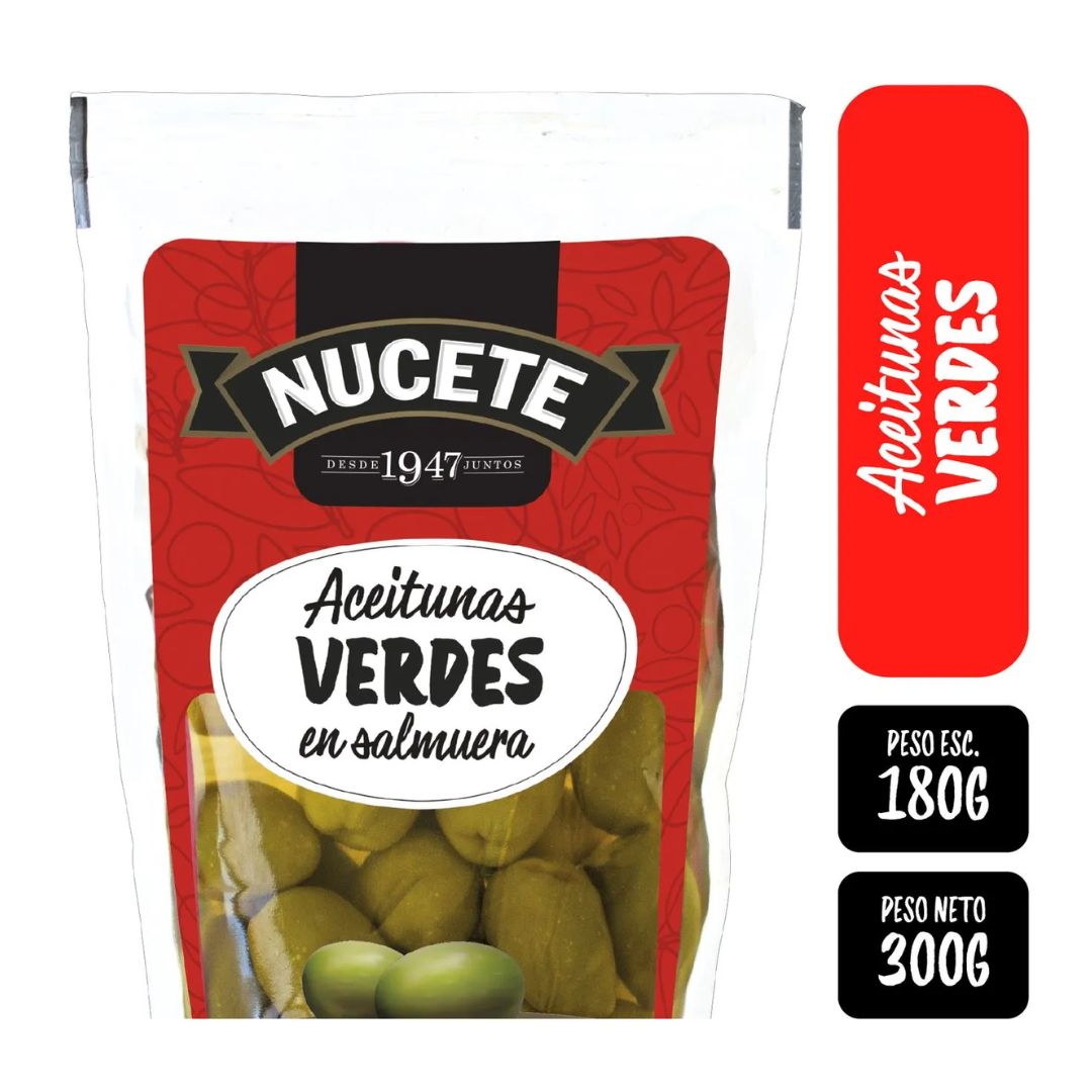 Aceitunas Verdes Nucete 180g