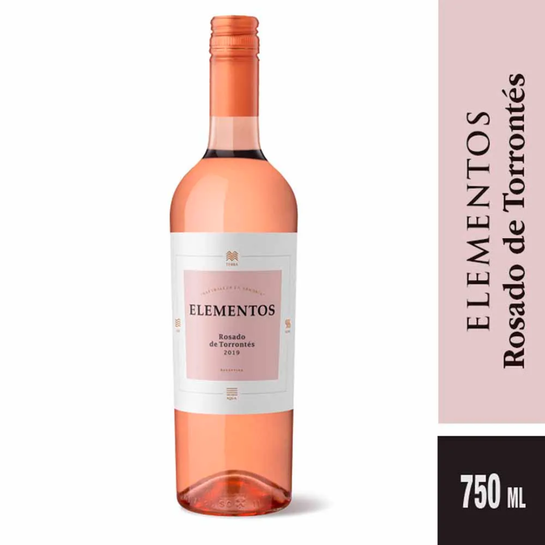 Vino Elementos Rosado Torrontes 750ml