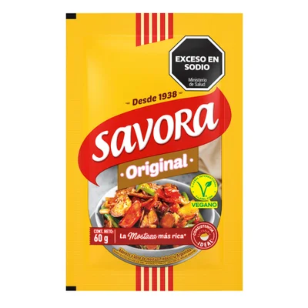 Mostaza Savora Original 60g