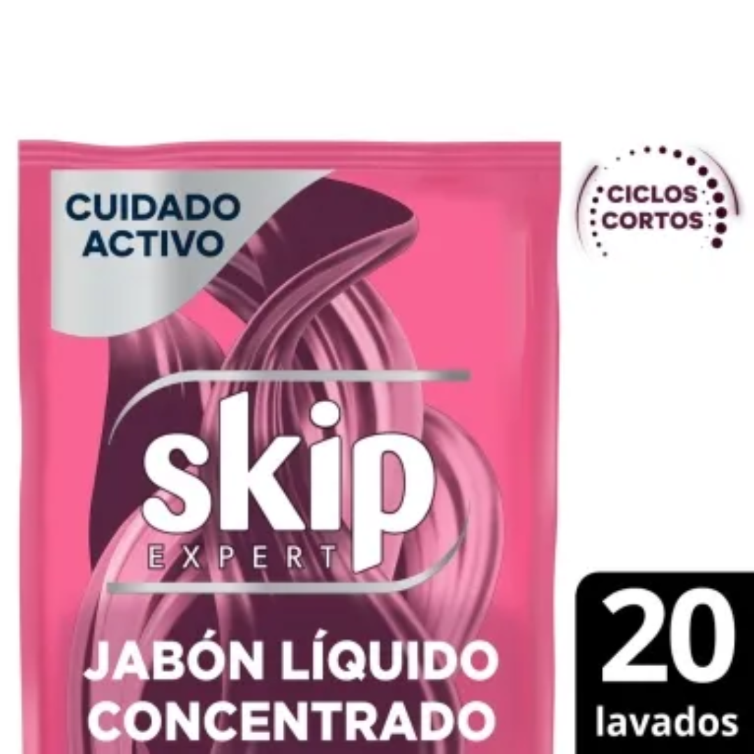 Jabon Liquido Skip Col. Vibrantes Doy Pack 800ml