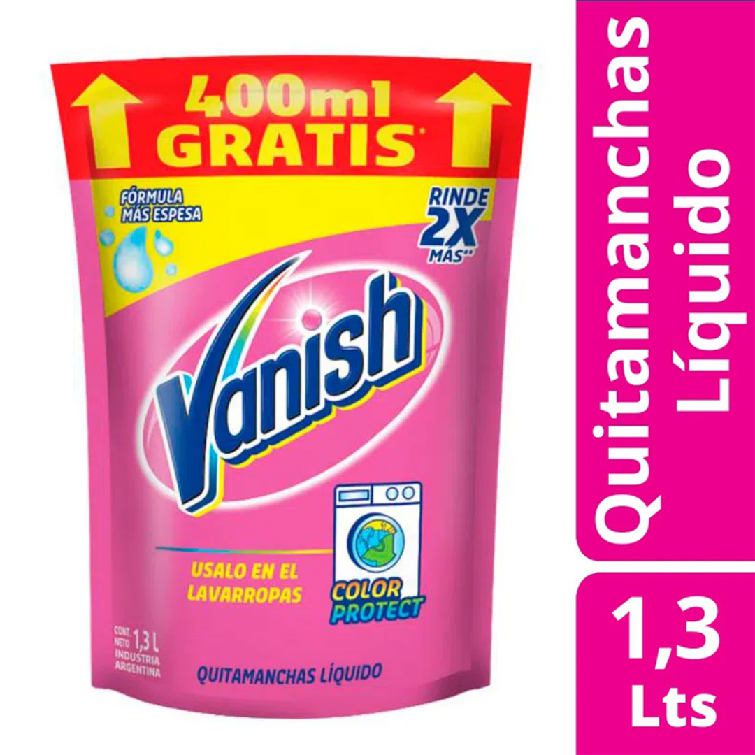 Vanish Quitamanchas Rosa Doy Pack 1,3Lt