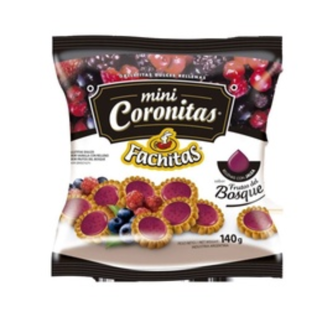 Mini Coronitas Frutos Del Bosque Fachitas 140g