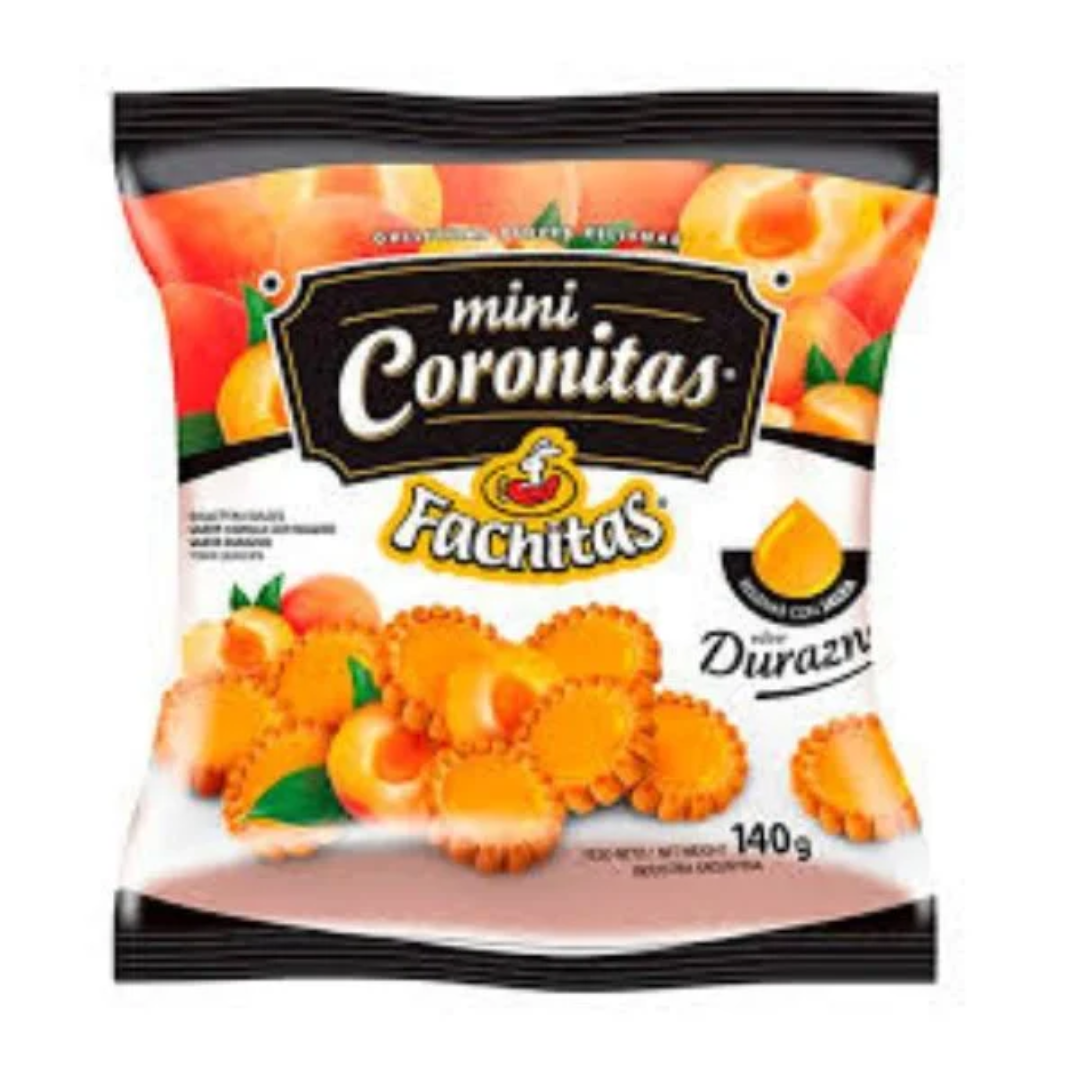 Galletitas Mini Coronitas Durazno 140g
