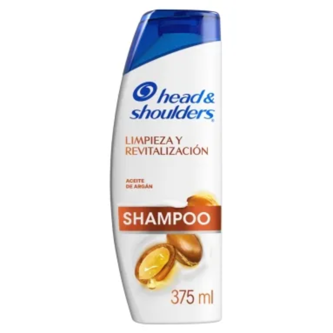 Shampoo Head & Shoulders Limpieza Y Rehabilitación Argan 375ml