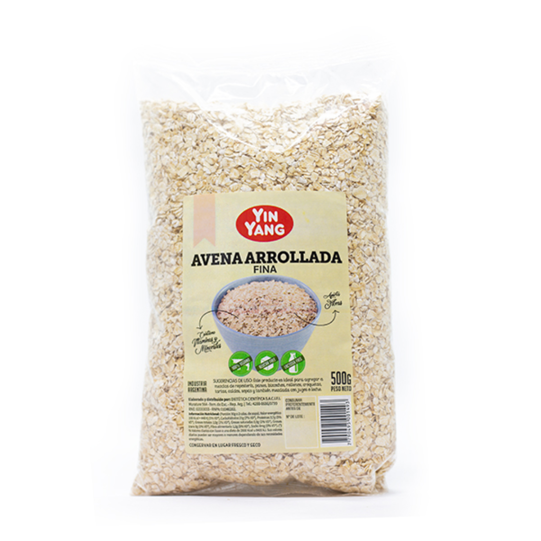 Yin Yang Avena Arrollada Fina 500g