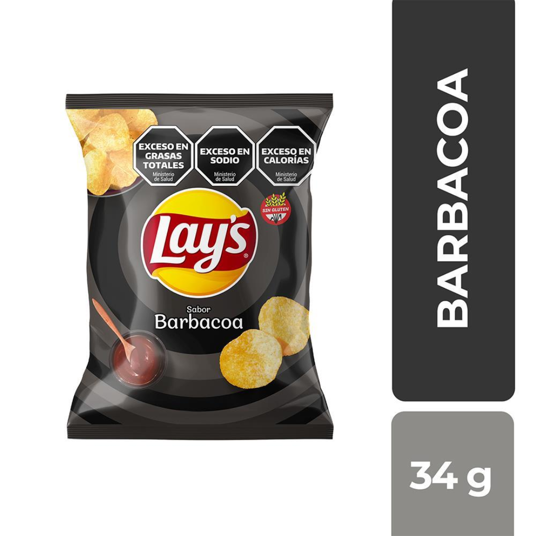 Papas Fritas Barbacoa Lays 34g