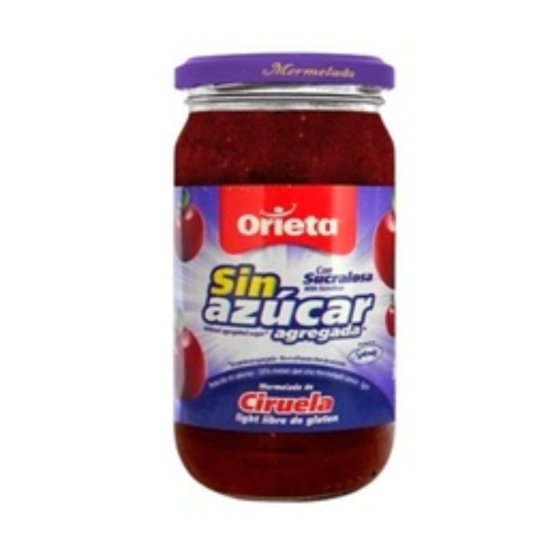 Mermelada Orieta Sin Azucar Ciruela 340g