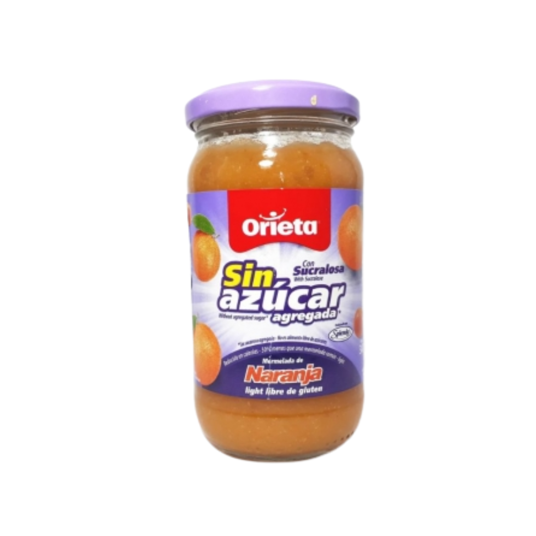 Mermelada Orieta Sin Azucar Naranja 340g