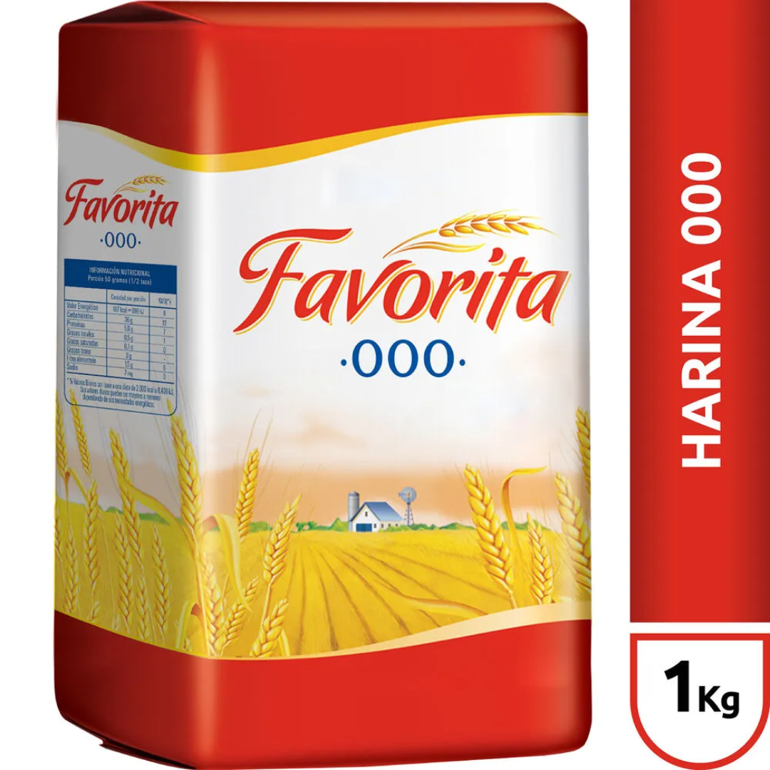 Harina de Trigo Favorita 000 1Kg