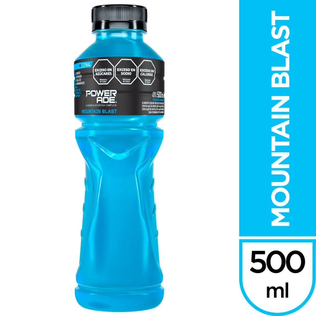 Bebida Isotónica Powerade Mountain Blast 500ml