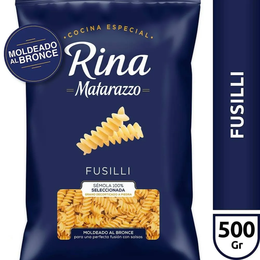 Fideos Rina Matarazzo Fusili 500g