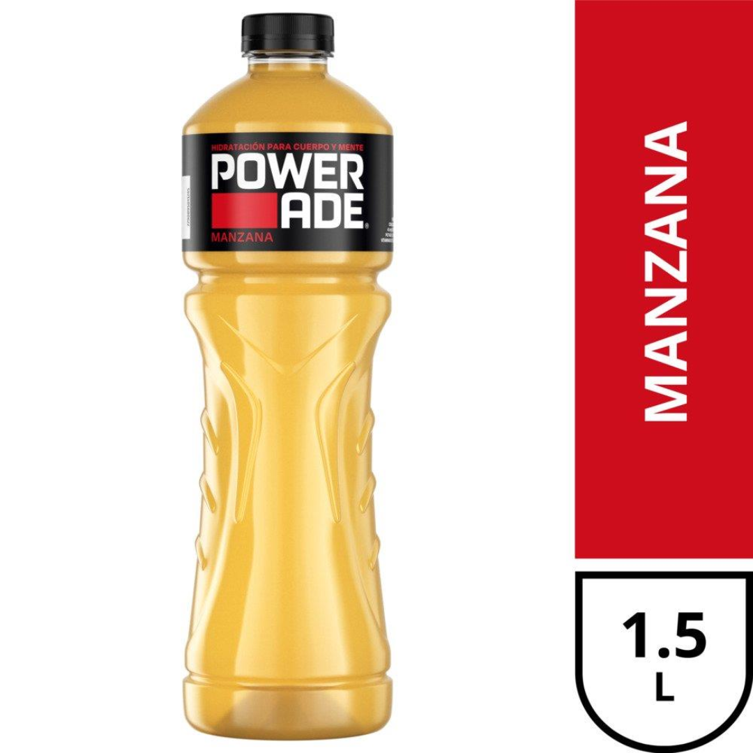 Bebida Isotonica Powerade Manzana 1,5L