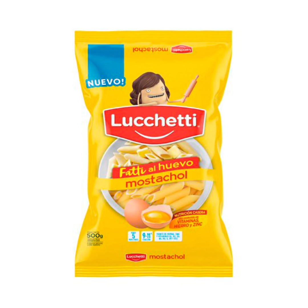 Lucchetti Fatti Mostachol al Huevo 500g