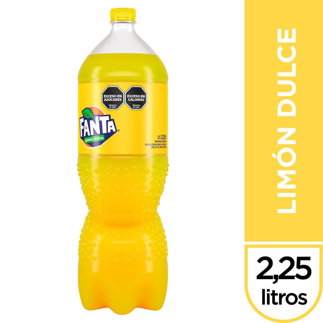 Gaseosa Fanta Limón 2,25Lt
