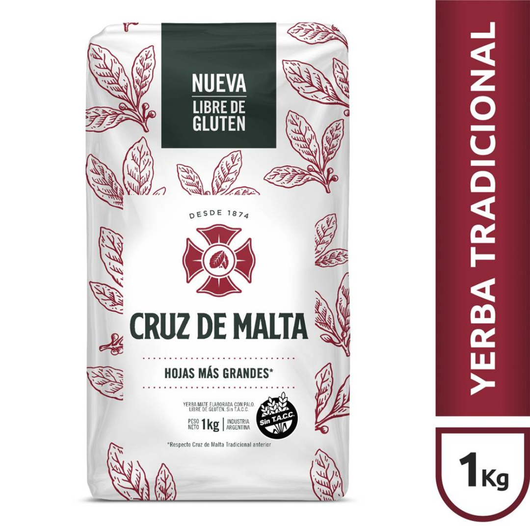 Yerba Mate Tradicional Cruz Malta 1Kg