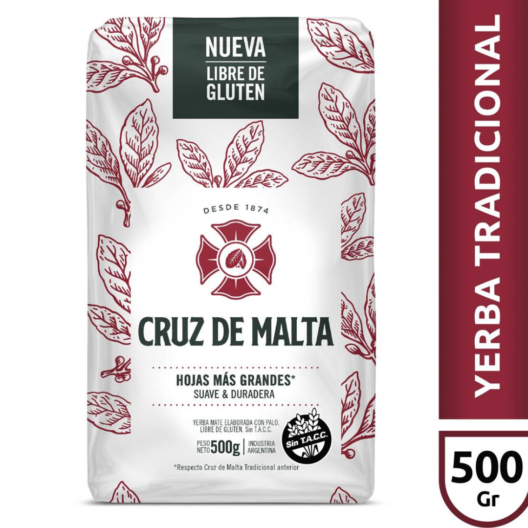 Yerba Mate Tradicional Cruz Malta 500g