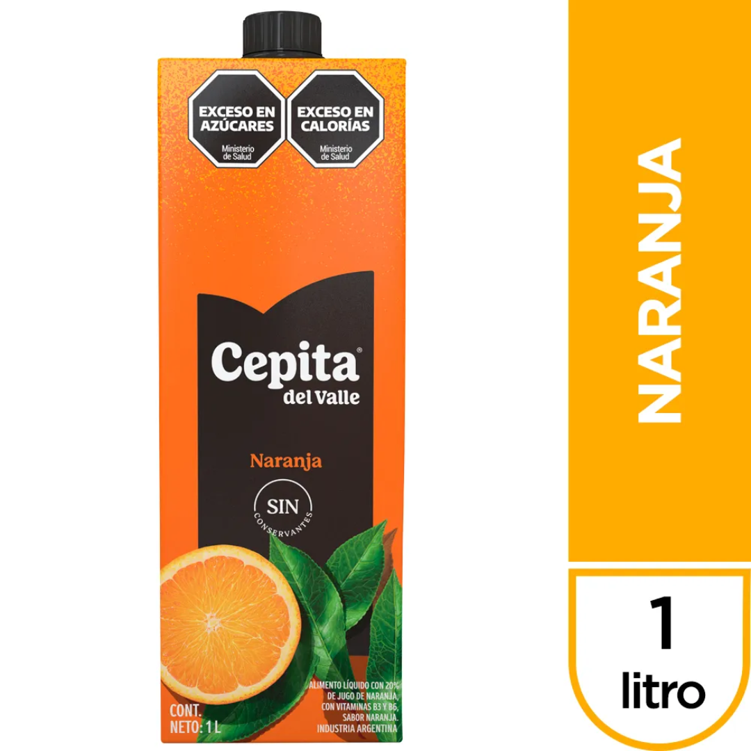 Jugo Cepita Del Valle Naranja 1Lt