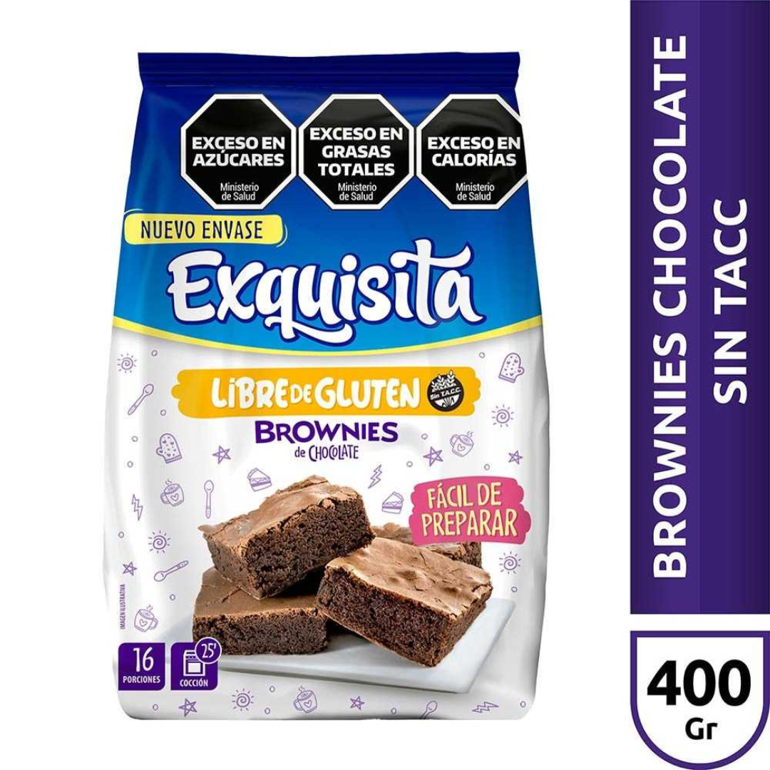 Brownie Exquisita Libre de Gluten Sachet 400g