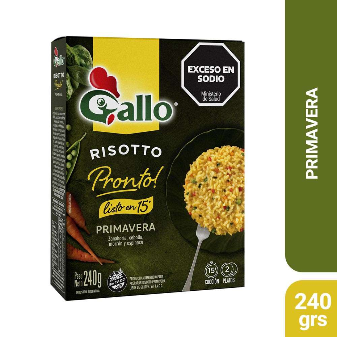 Arroz Gallo Risotto Primavera 240g