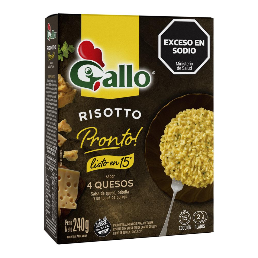 Risotto Pronto 4 Queso Gallo 240g