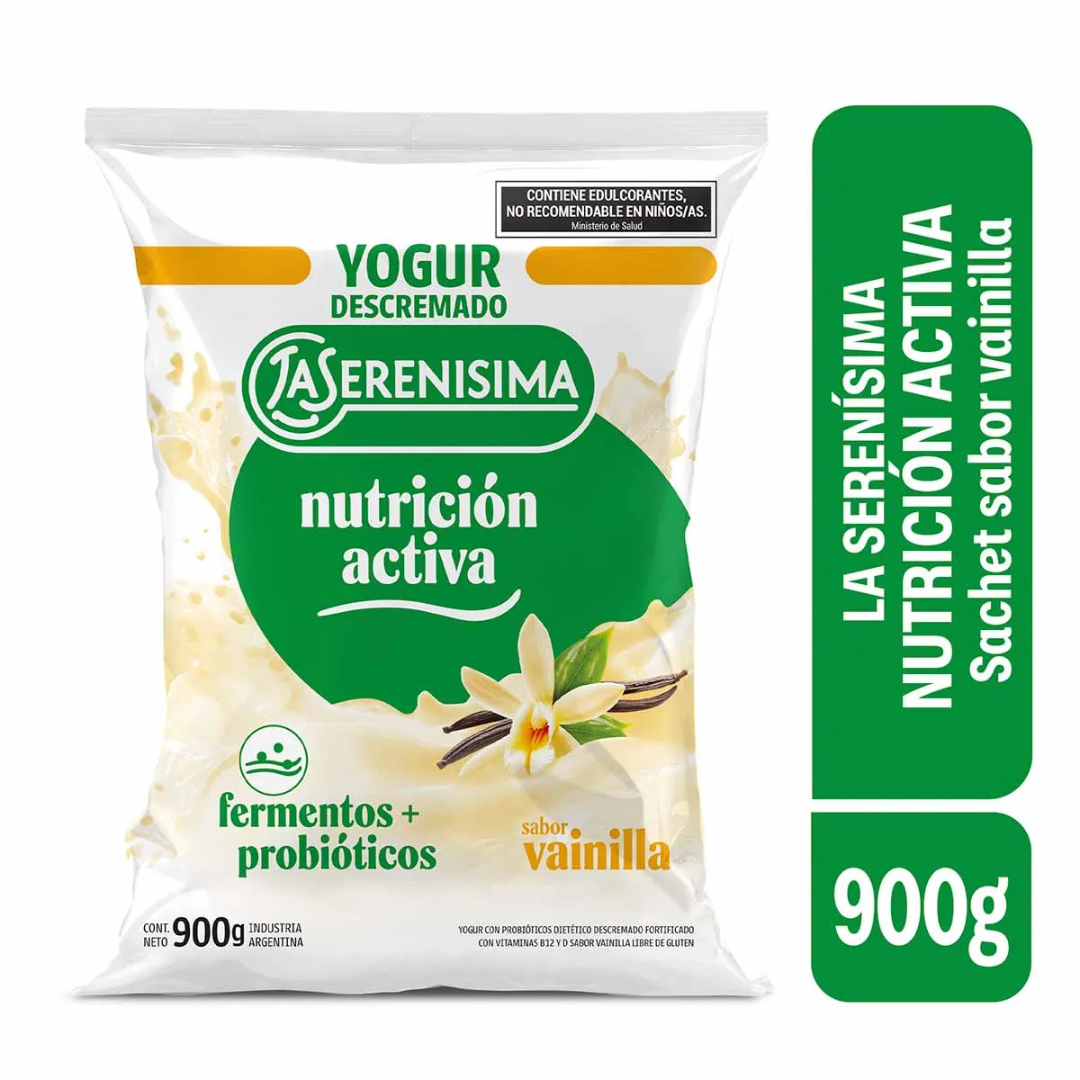 Yogur la Serenisima Descremado Vainilla 900ml