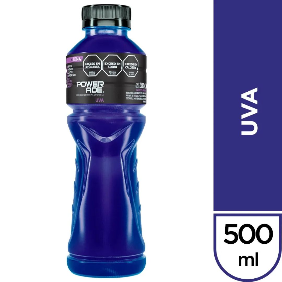 Bebida Isotonica Powerade Uva 500ml