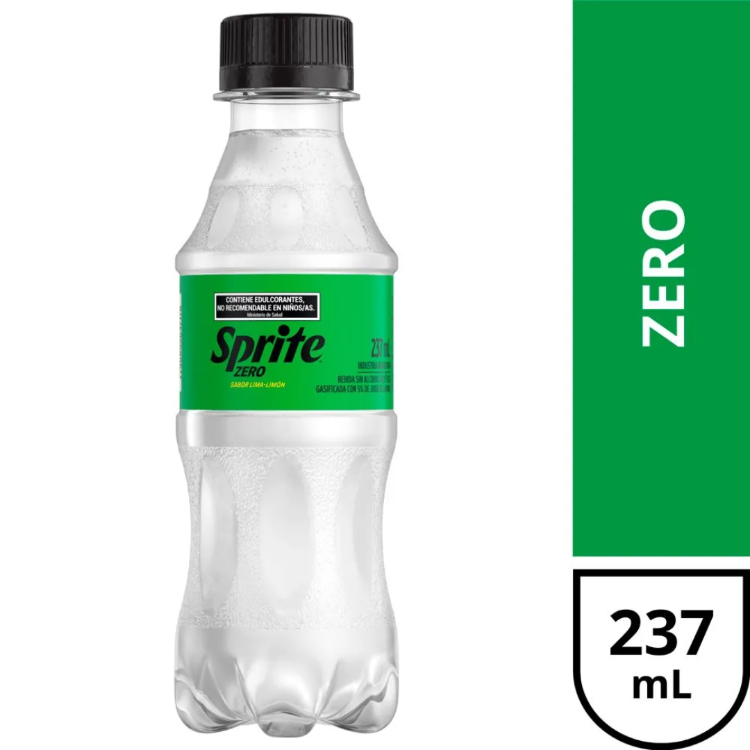 Gaseosa Sprite Zero Lima-Limón 237ml