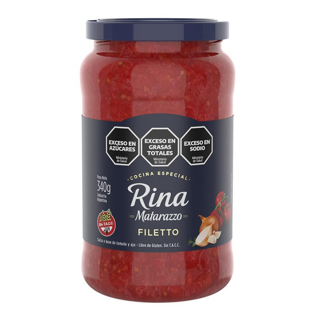 Salsa De Tomate Filetto Rina 340g