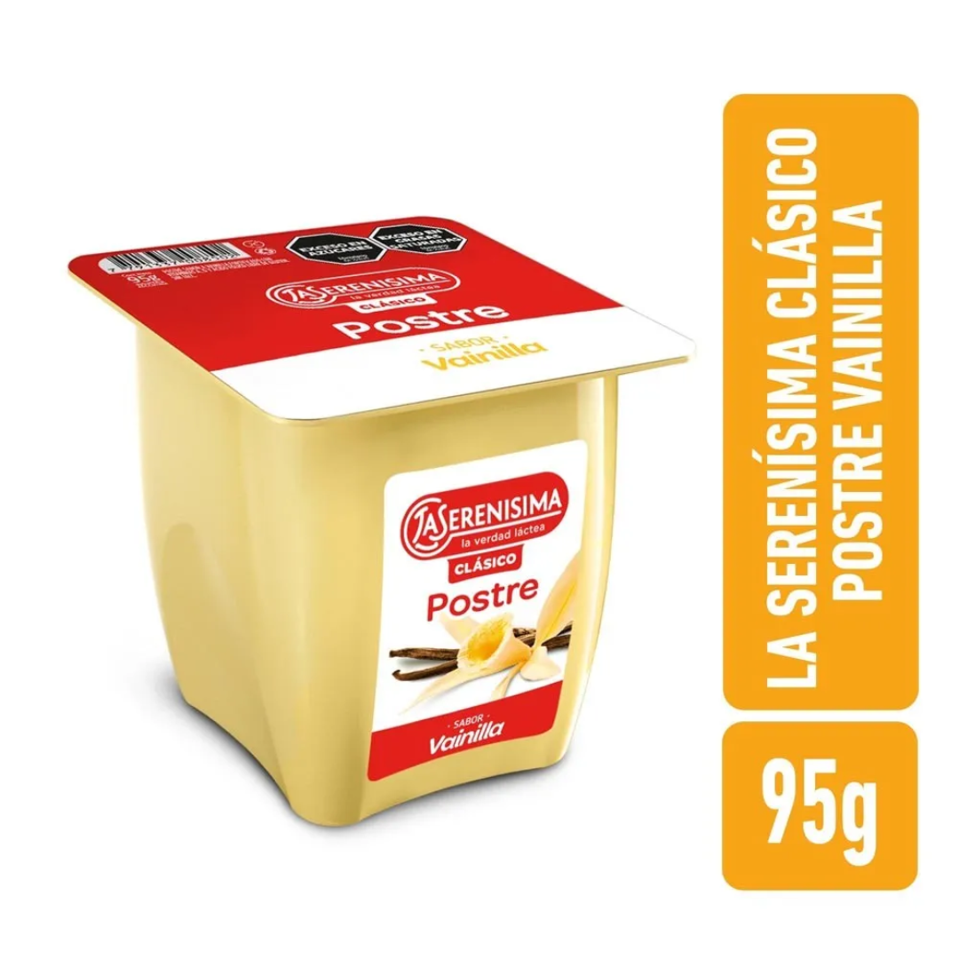 Postre la Serenisima Clasico Vainilla 95g