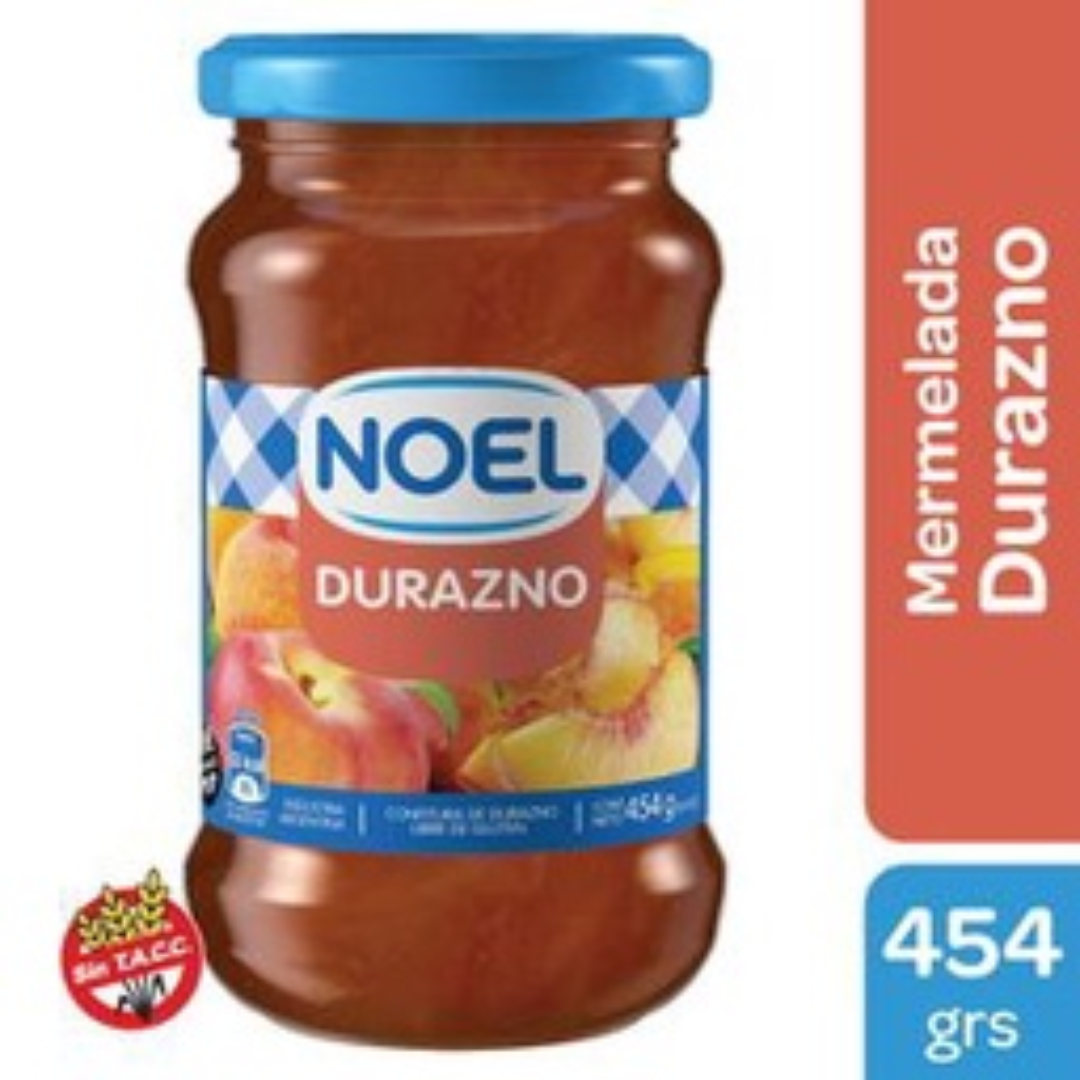 Mermelada Durazno Noel 454g