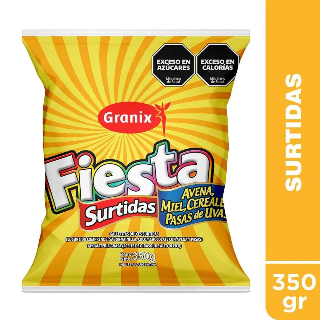 Galletitas Granix Surtidas Fiesta 350g