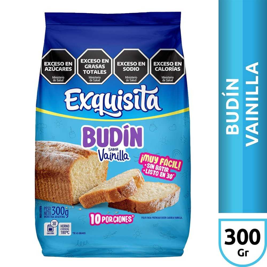 Budin Exquisita Vainilla 300g