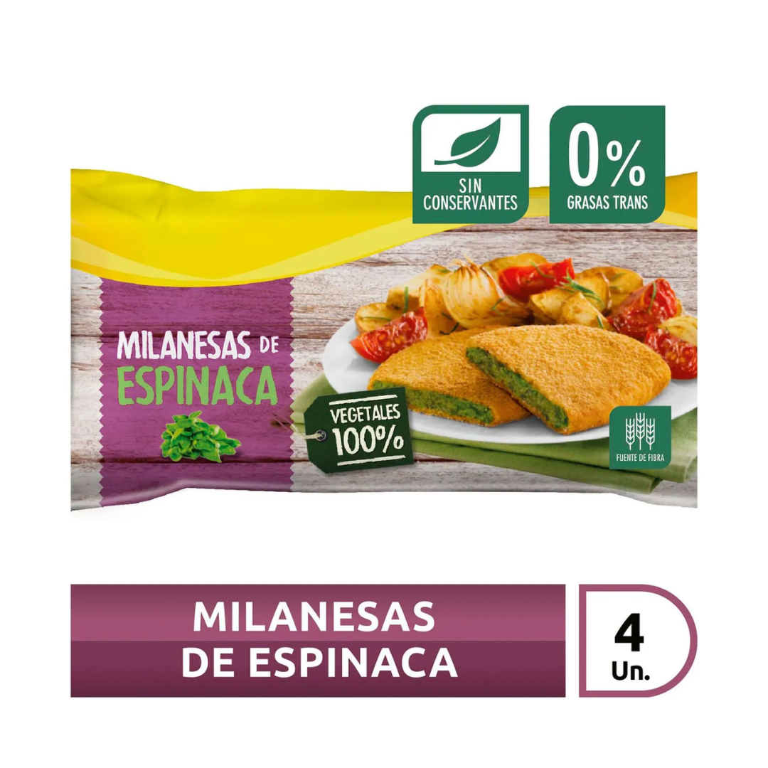 Milanesa de Espinaca Granja Del Sol 4Un