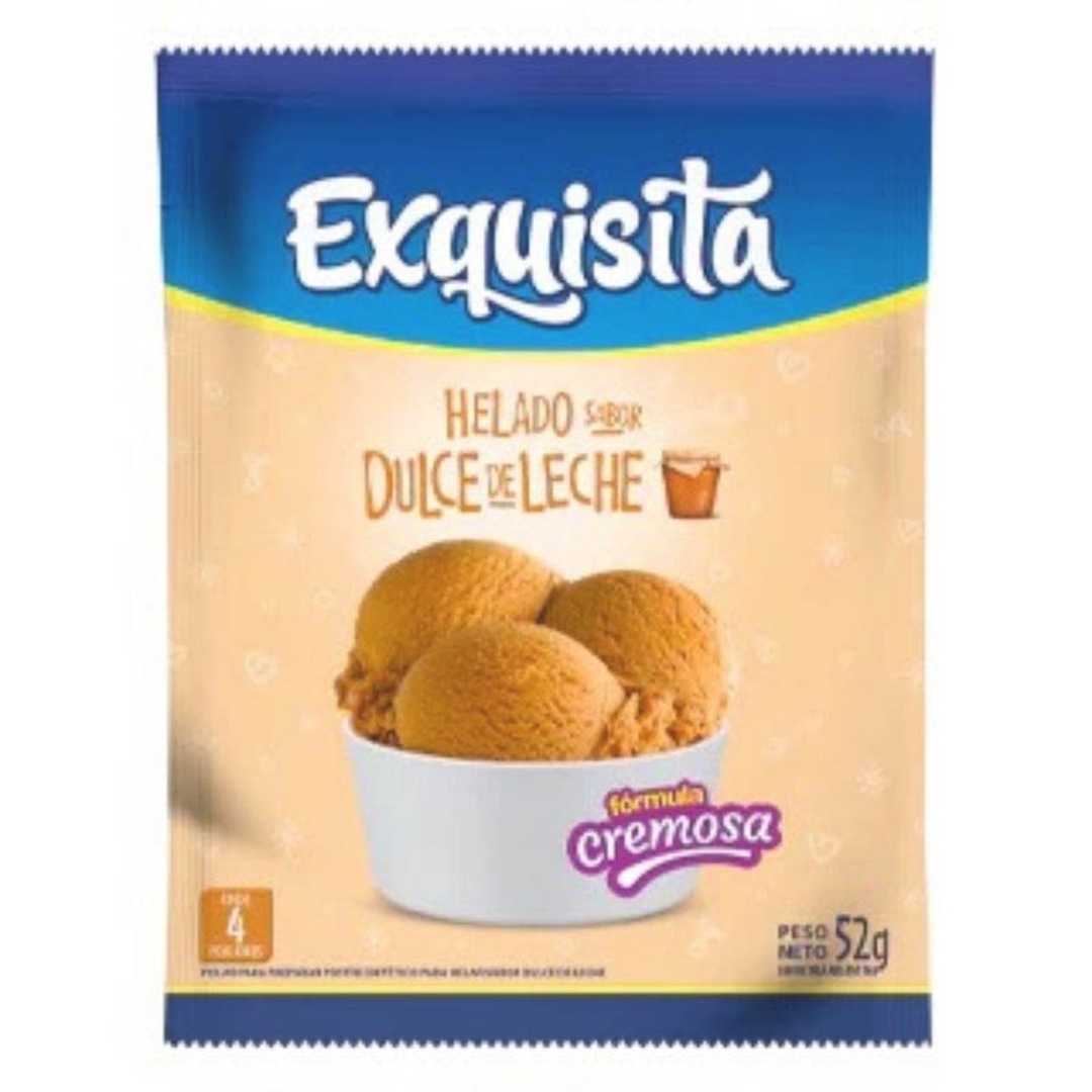 Helado Exquisita Sabor Dulce De Leche 52g
