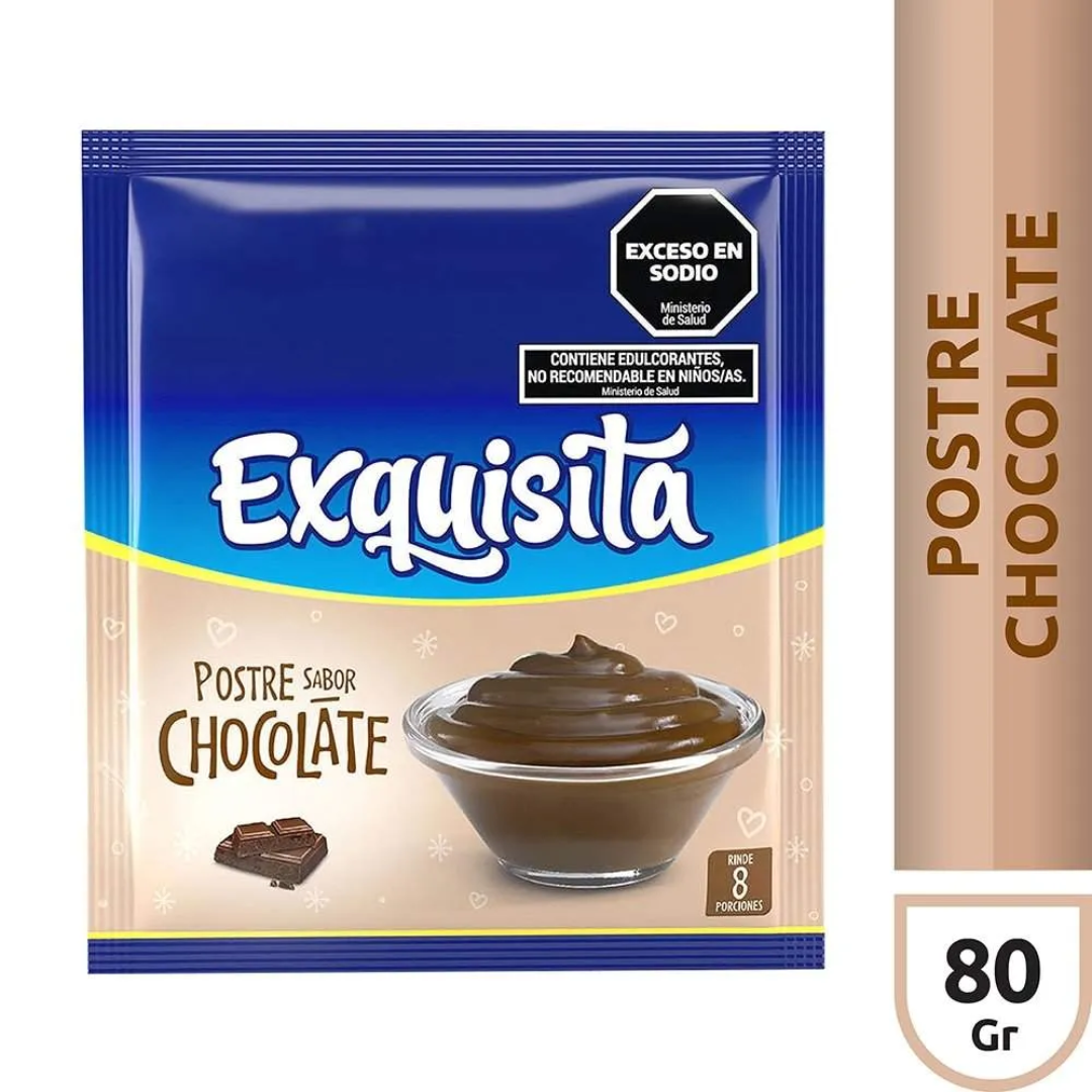 Postre Exquisita Chocolate 80g