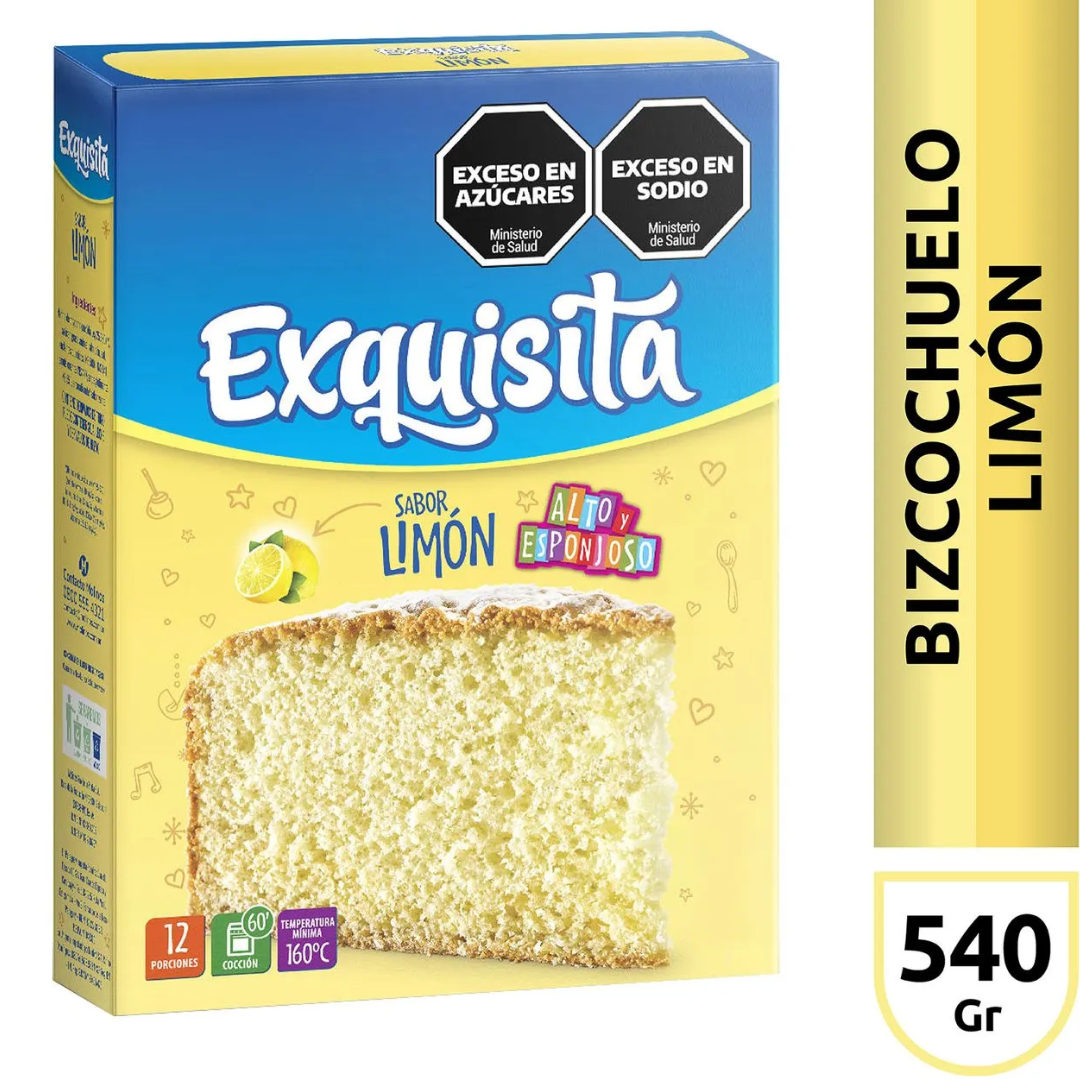 Premezcla para Bizcochuelo Exquisita Limón 540g