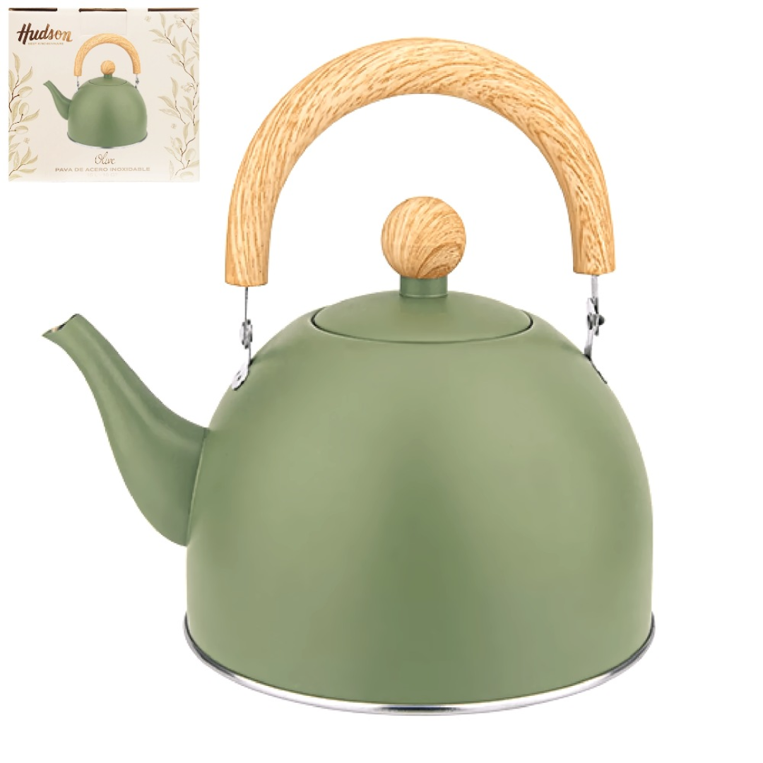 Pava con Pico Matero de Acero Inoxidable Hudson Olive