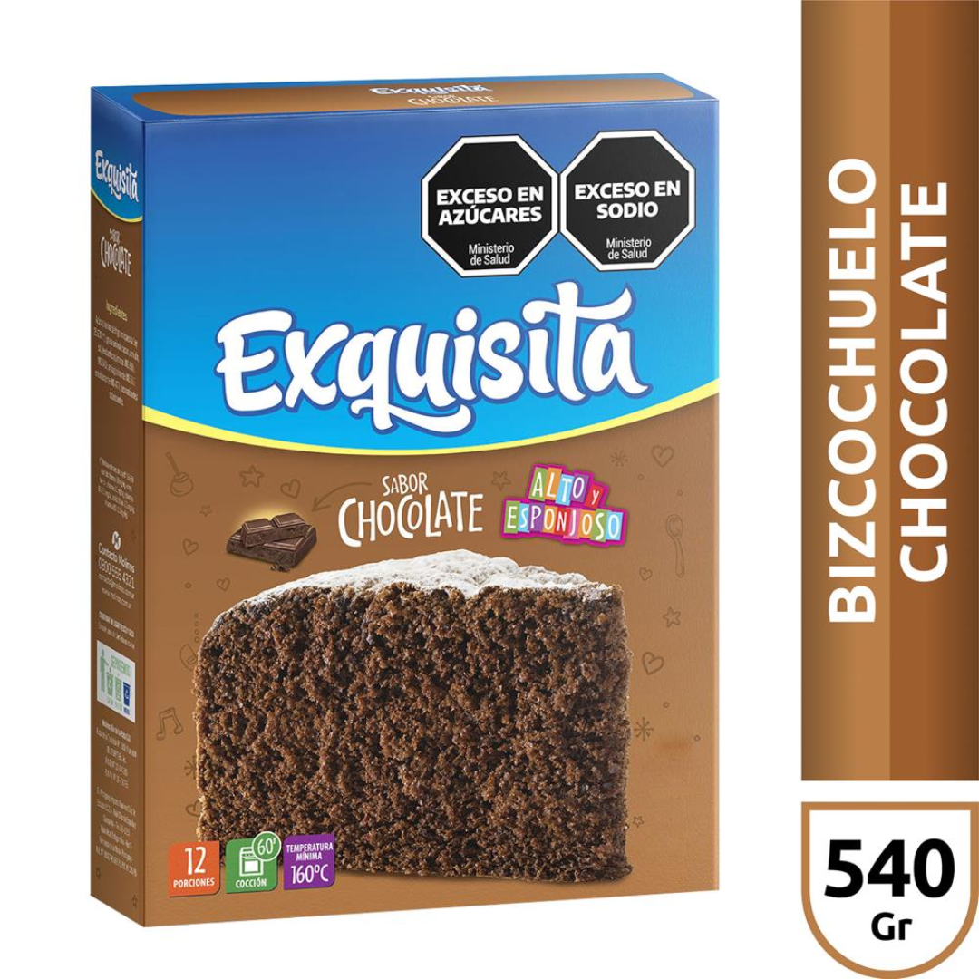 Premezcla para Bizcochuelo Exquisita Chocolate Especial 540g